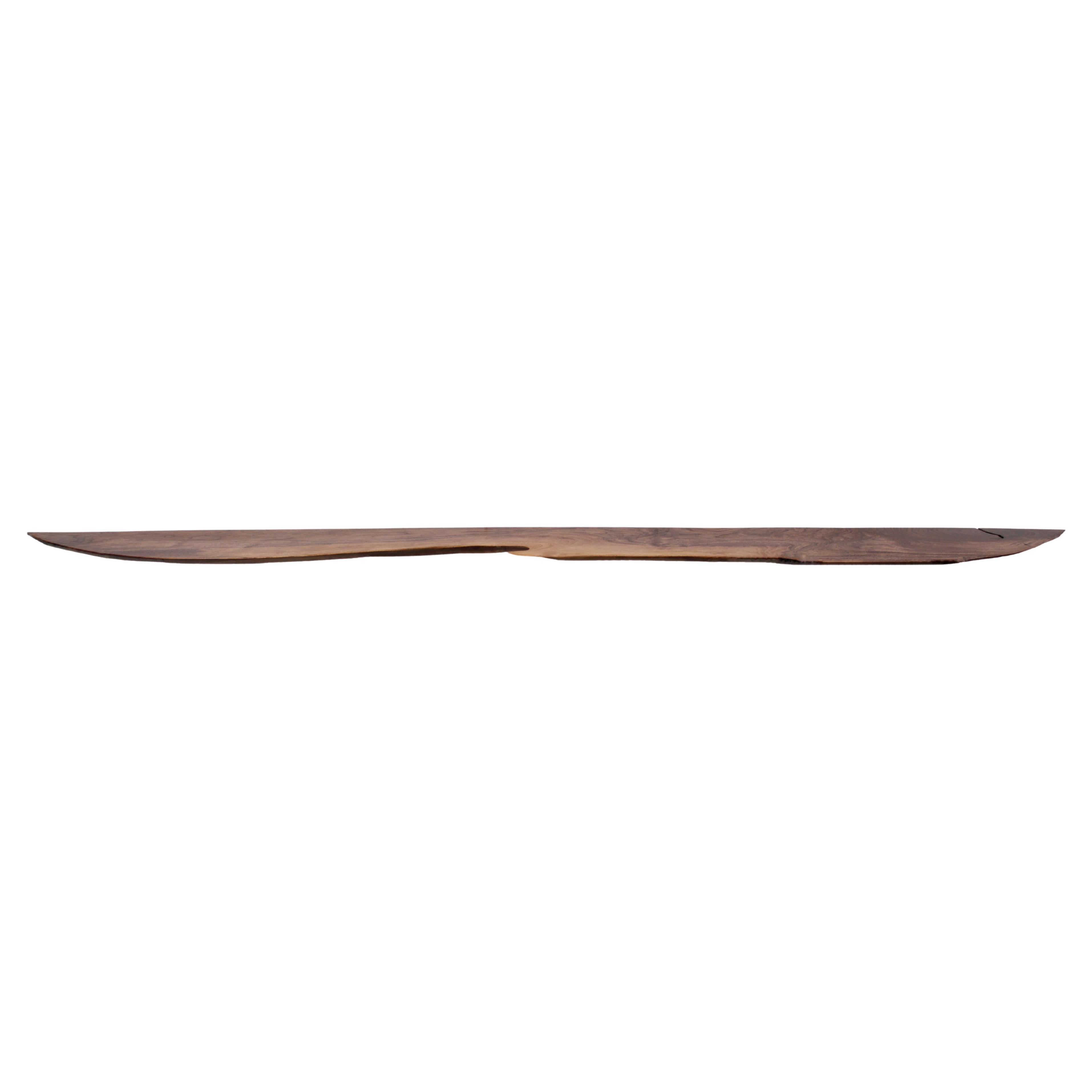 W2330 Wall Hanging Shelf in Walnut Wood by Jörg Pietschmann