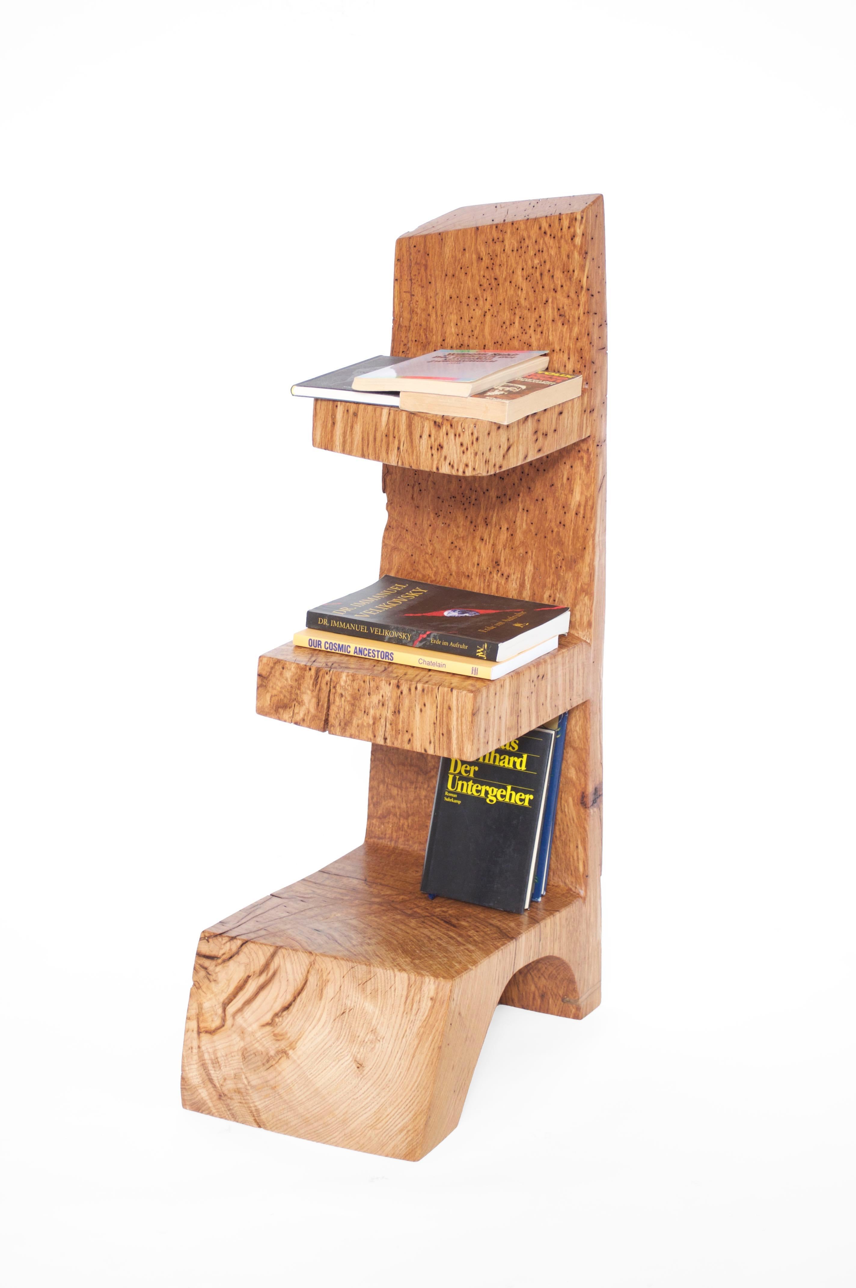 W2343 Vertical Bookcase in Oak Wood by Jörg Pietschmann For Sale 5