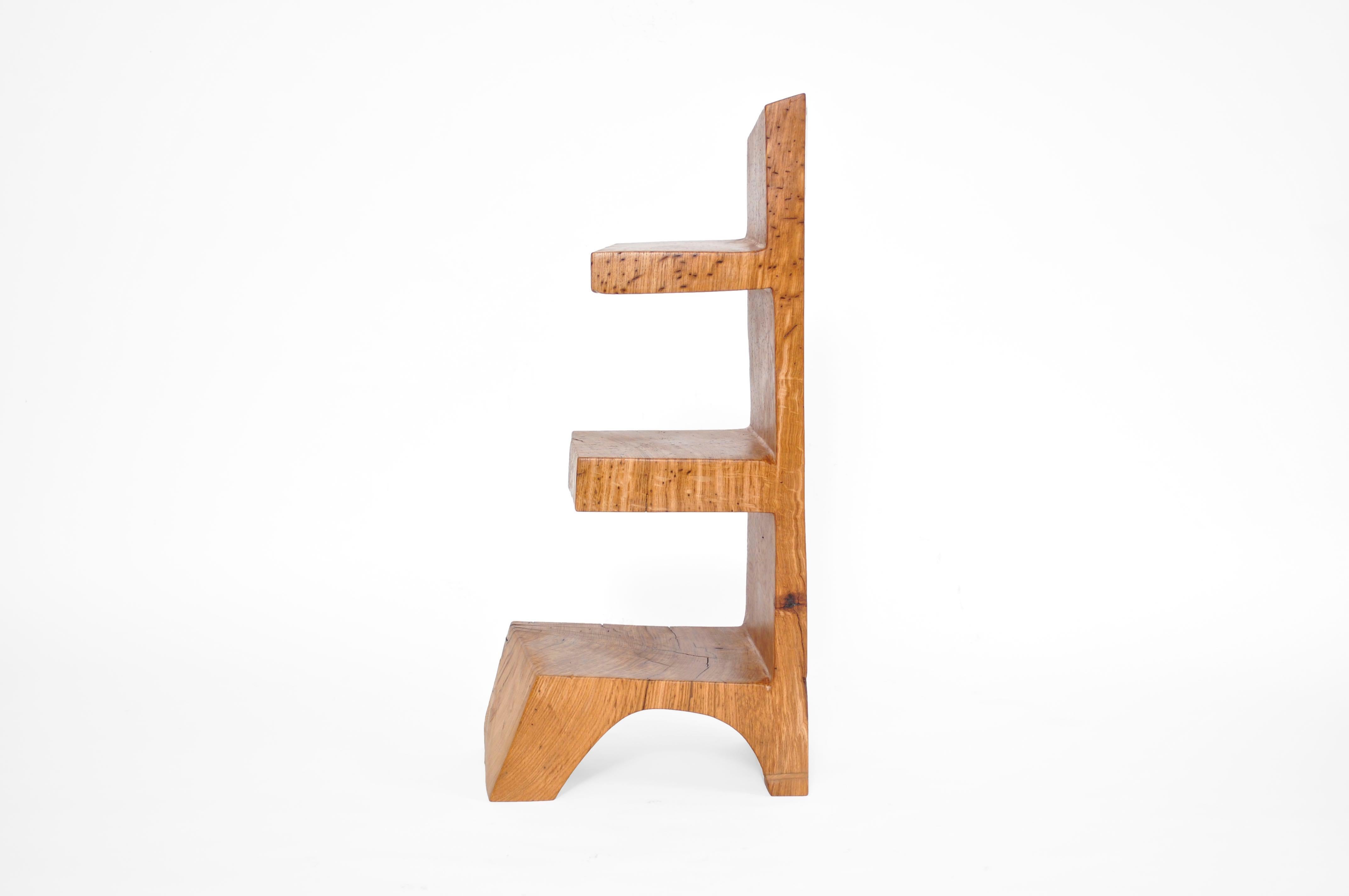 W2343 Vertical Bookcase in Oak Wood by Jörg Pietschmann In Excellent Condition For Sale In Geneve, CH