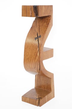 W2355 Decorative Vertical Bookcase in Oak Wood by Jörg Pietschmann