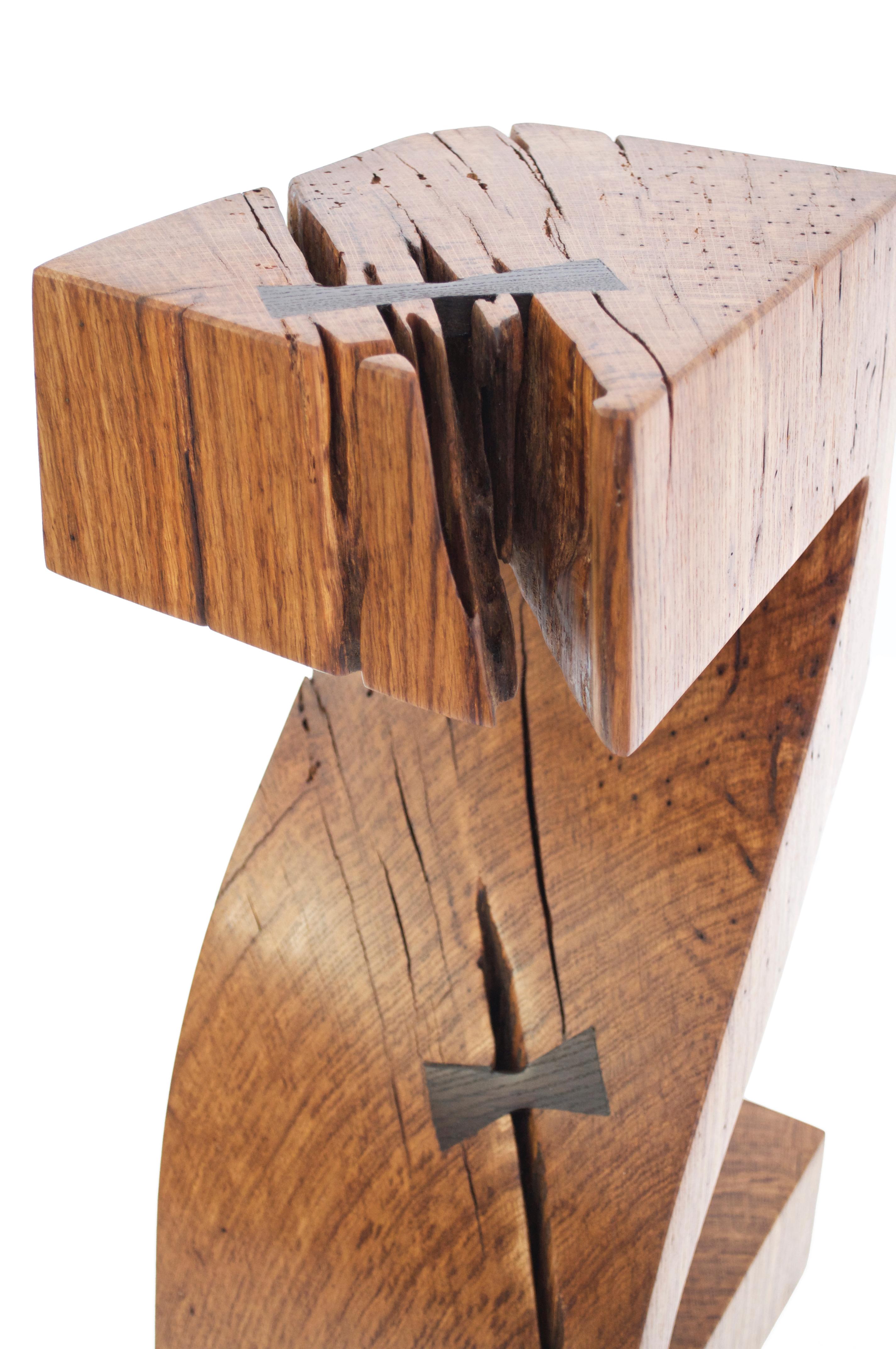 Tedesco W2355 Libreria decorativa verticale in Wood Oak di Jörg Pietschmann in vendita