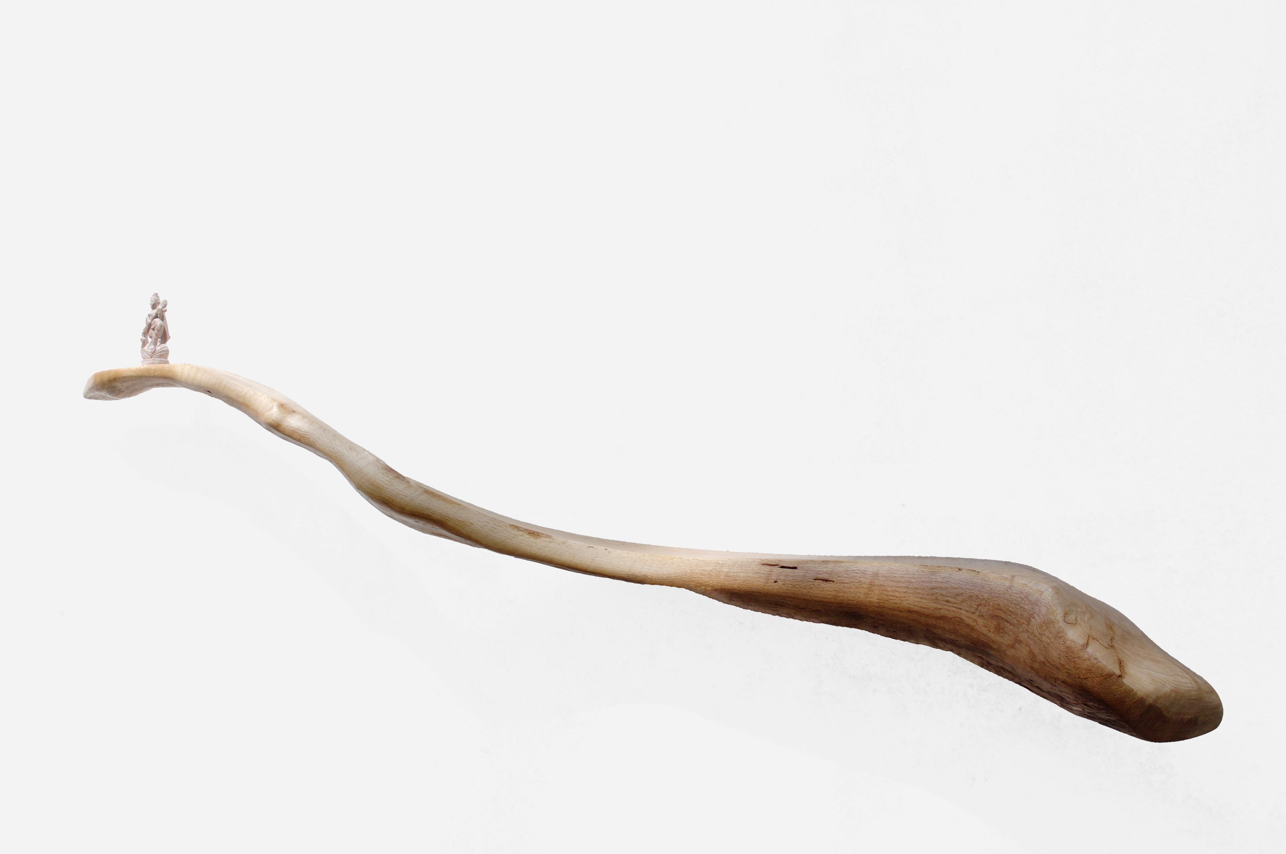 W2373 Wall Hanging Shelf in Oak Wood by Jörg Pietschmann In Excellent Condition For Sale In Geneve, CH