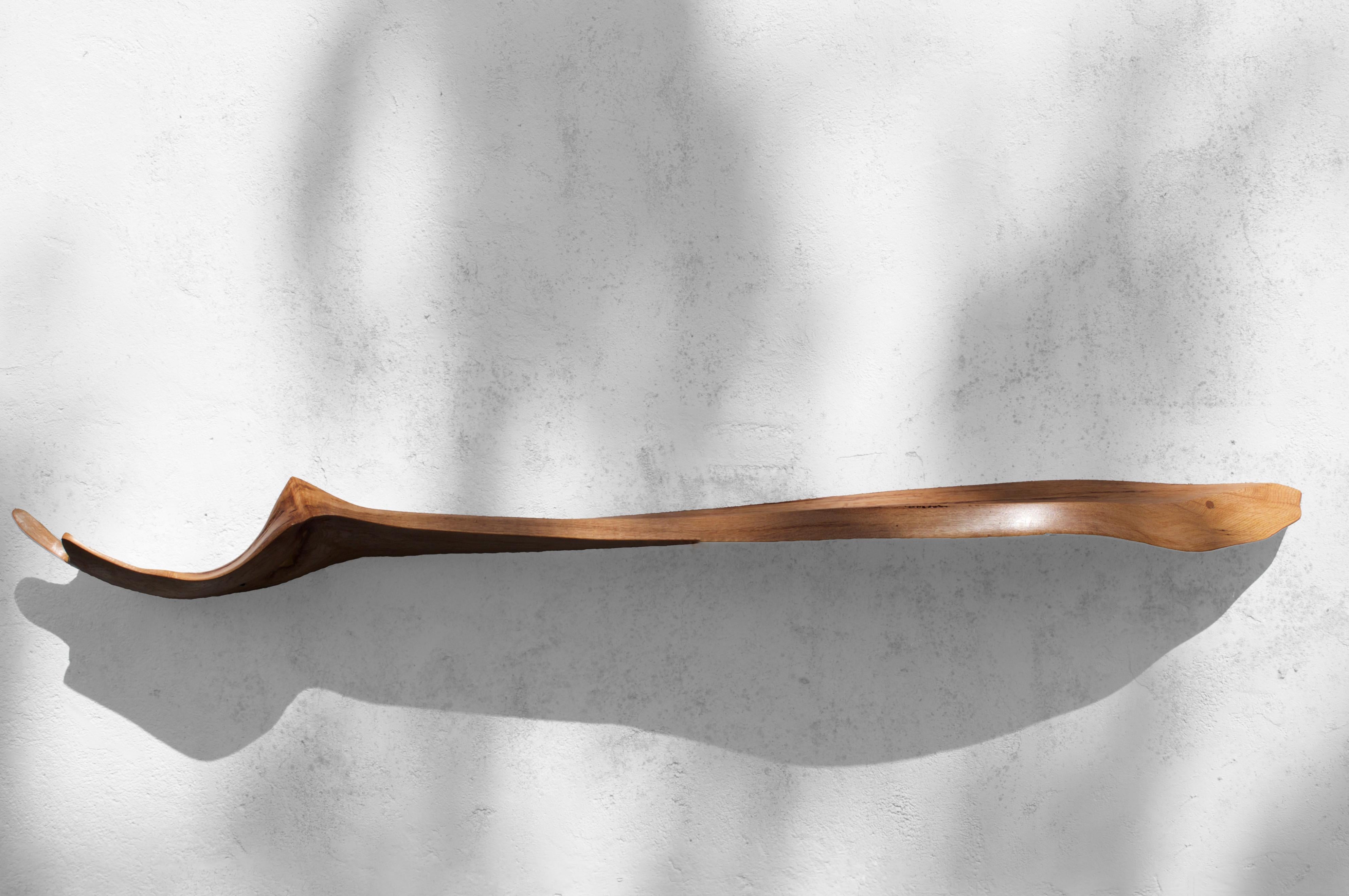 German W2380 Wall Hanging Shelf in Oak Wood by Jörg Pietschmann For Sale