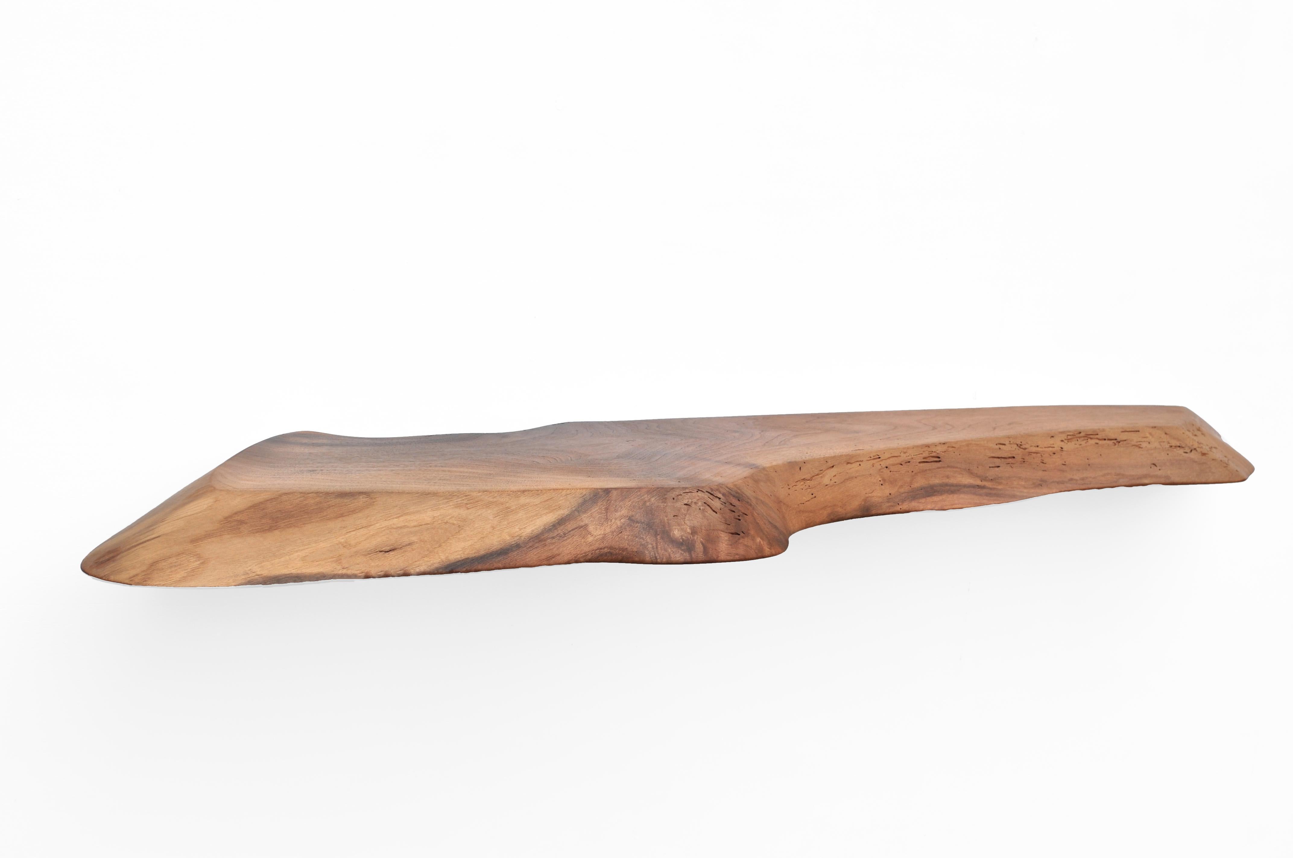 W2393 Estantería colgante de pared en madera de nogal by Jörg Pietschmann en venta 1