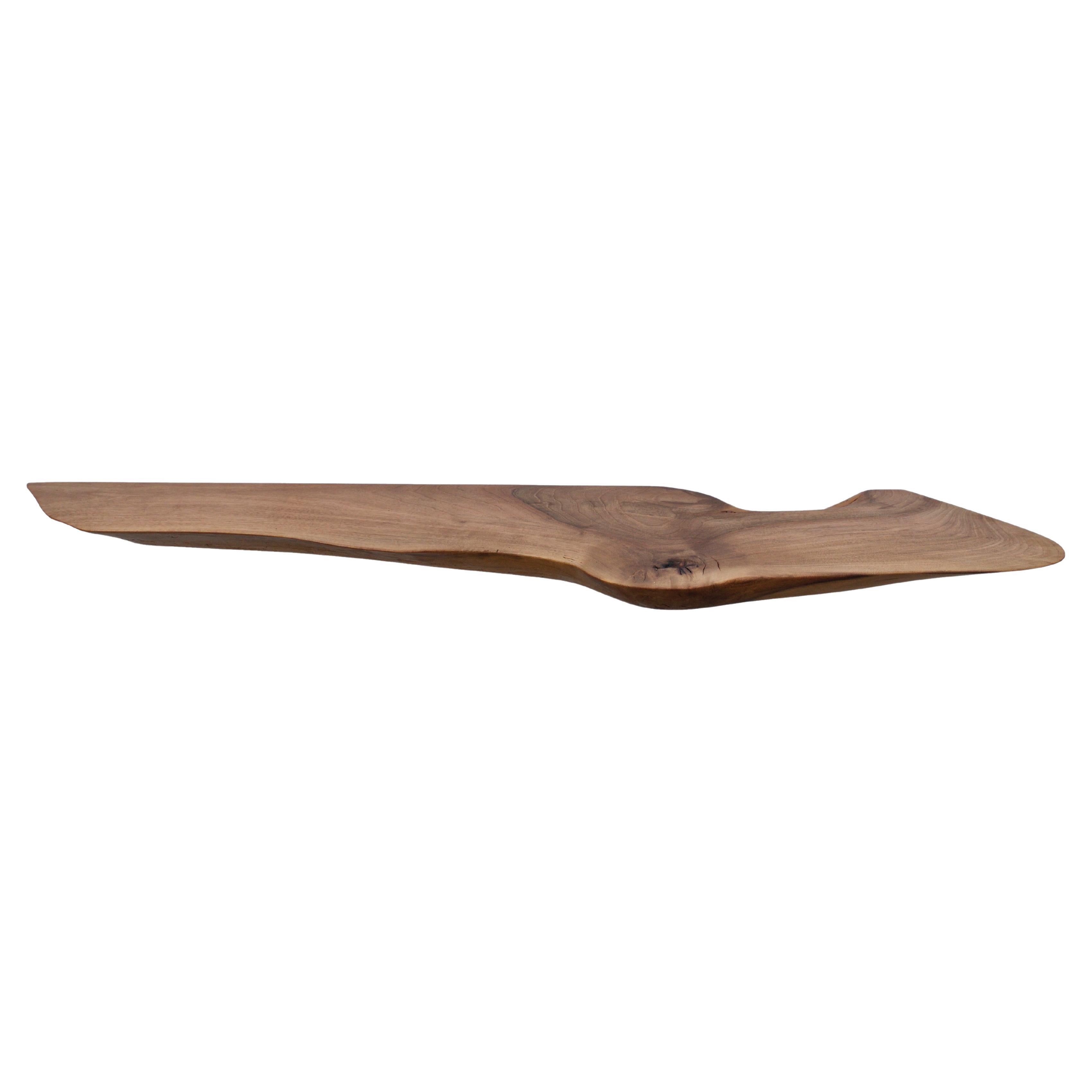 W2393 Wall Hanging Shelf in Walnut Wood by Jörg Pietschmann