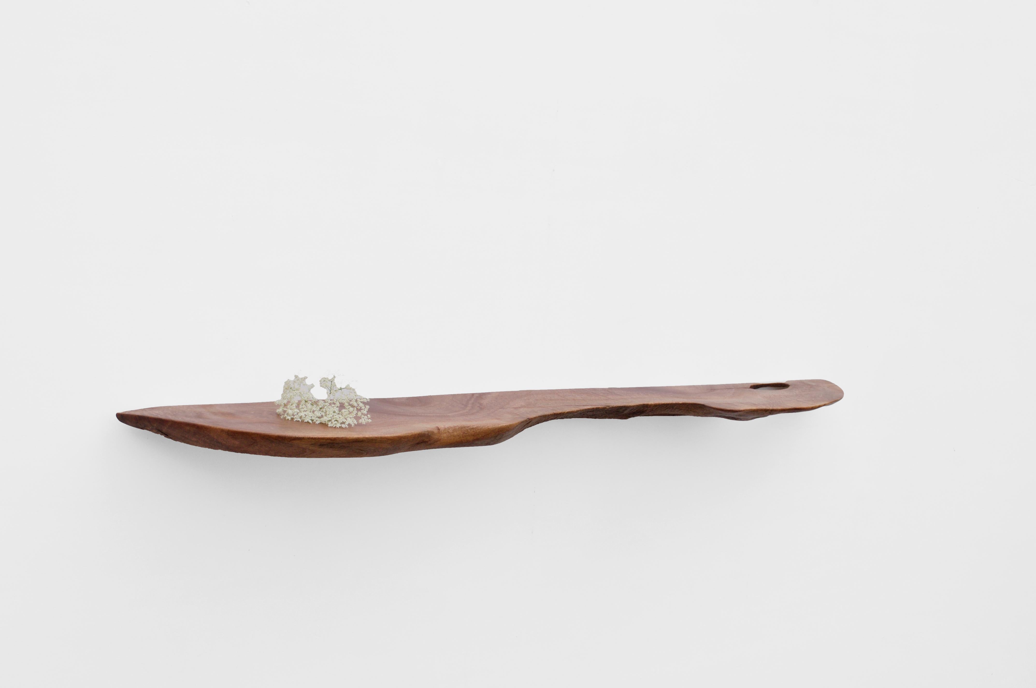 German W2403 Wall Hanging Shelf in Teak Wood by Jörg Pietschmann For Sale