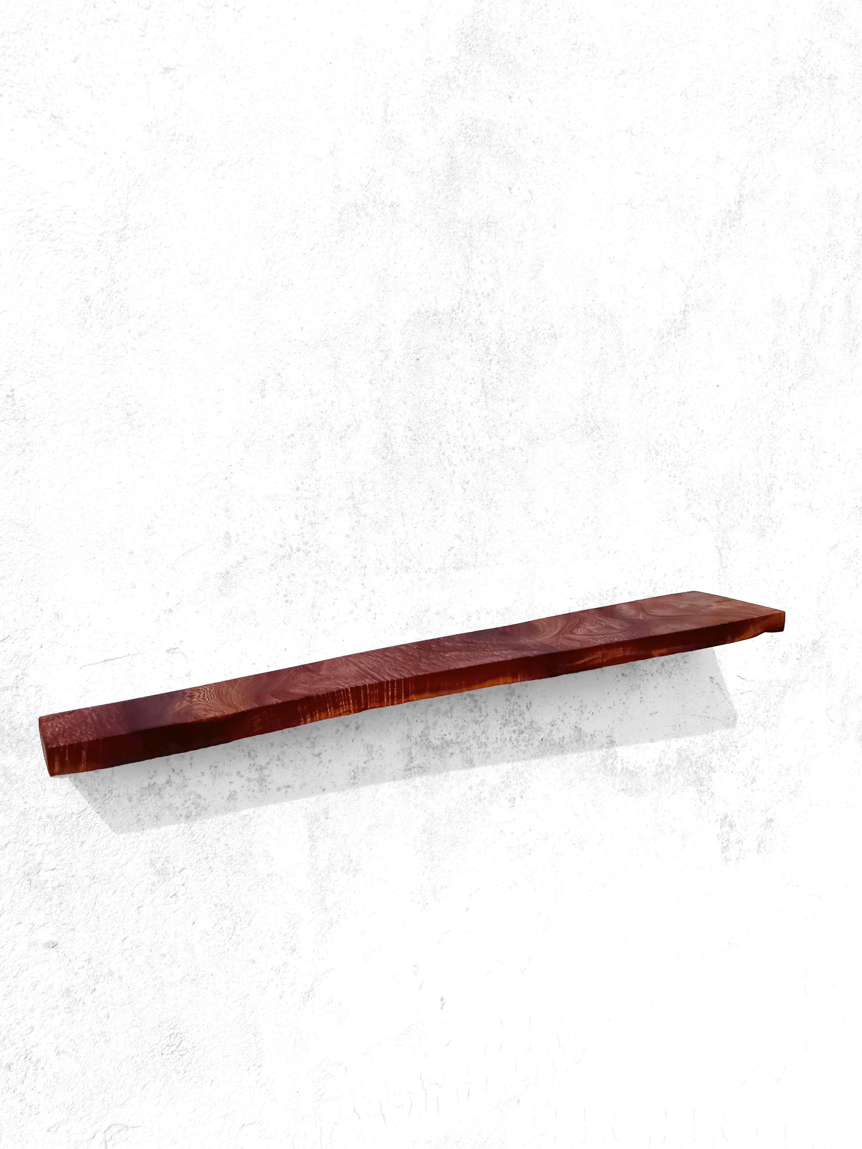 W2423 Wall Hanging Shelf in Teak Wood by Jörg Pietschmann For Sale 1