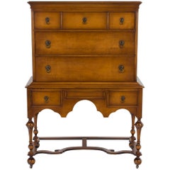 Retro W.A. Hathaway Mahogany Chest on Stand Tall Dresser