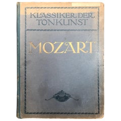 W.A. Mozart Best Piano Works, Classic of the Art of Sound, Vienna, 1922 U.E.3925
