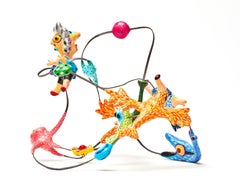 Estoy volando Wabé Escultura contemporánea arte color diversión pop animal sueño alegría