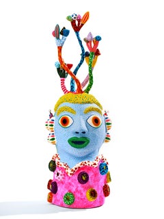 Il canto delle farfalle Wabé Scultura contemporanea colore arte sogno divertimento