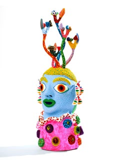 Il canto delle farfalle Wabé Scultura contemporanea colore arte sogno divertimento