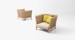 Wabi Armchair for Outdoor Use - Handwoven In Italy