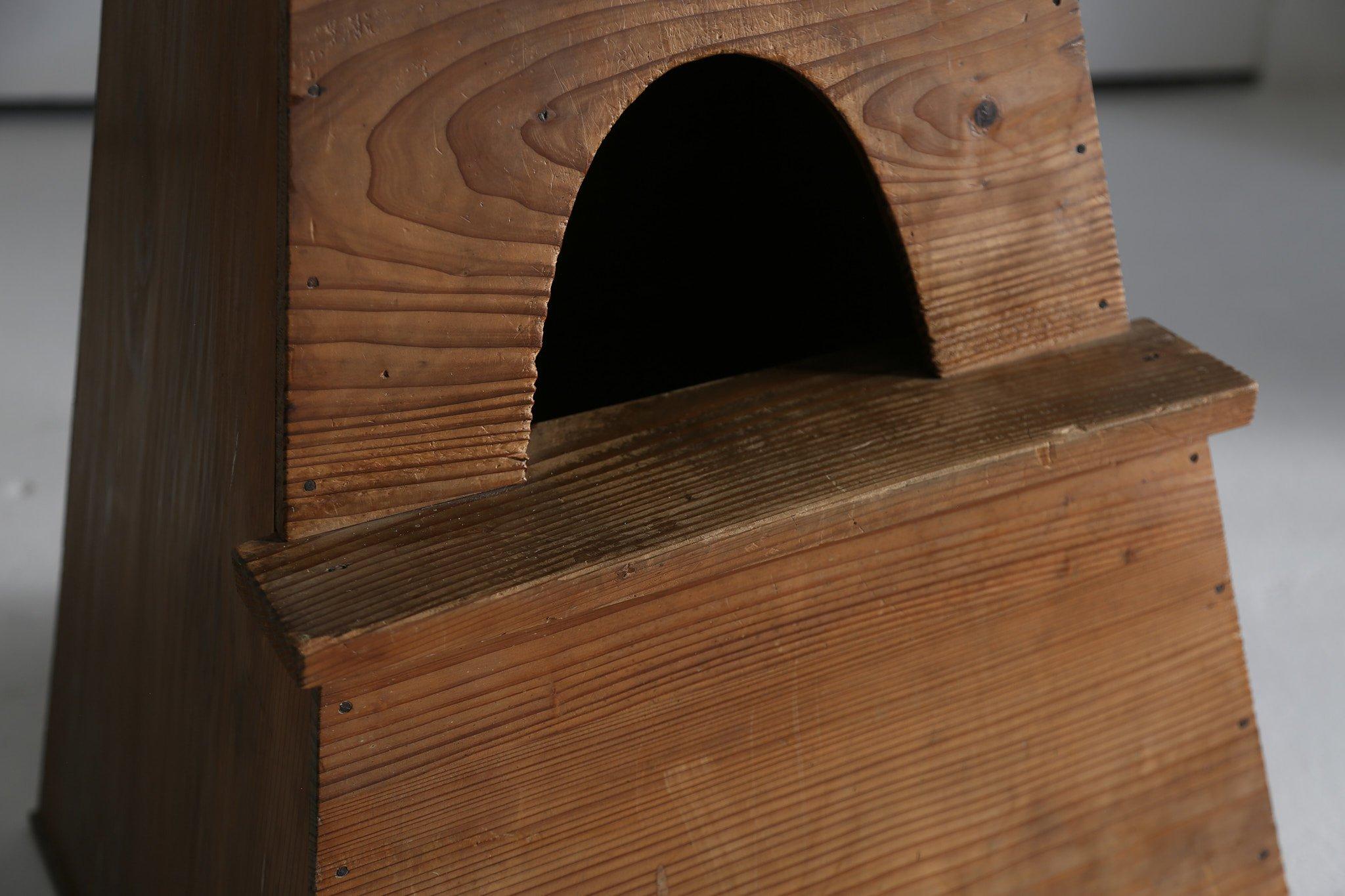 Hand-Crafted Wabi Sabi 1960s Japanese Cedar Box Steps For Sale