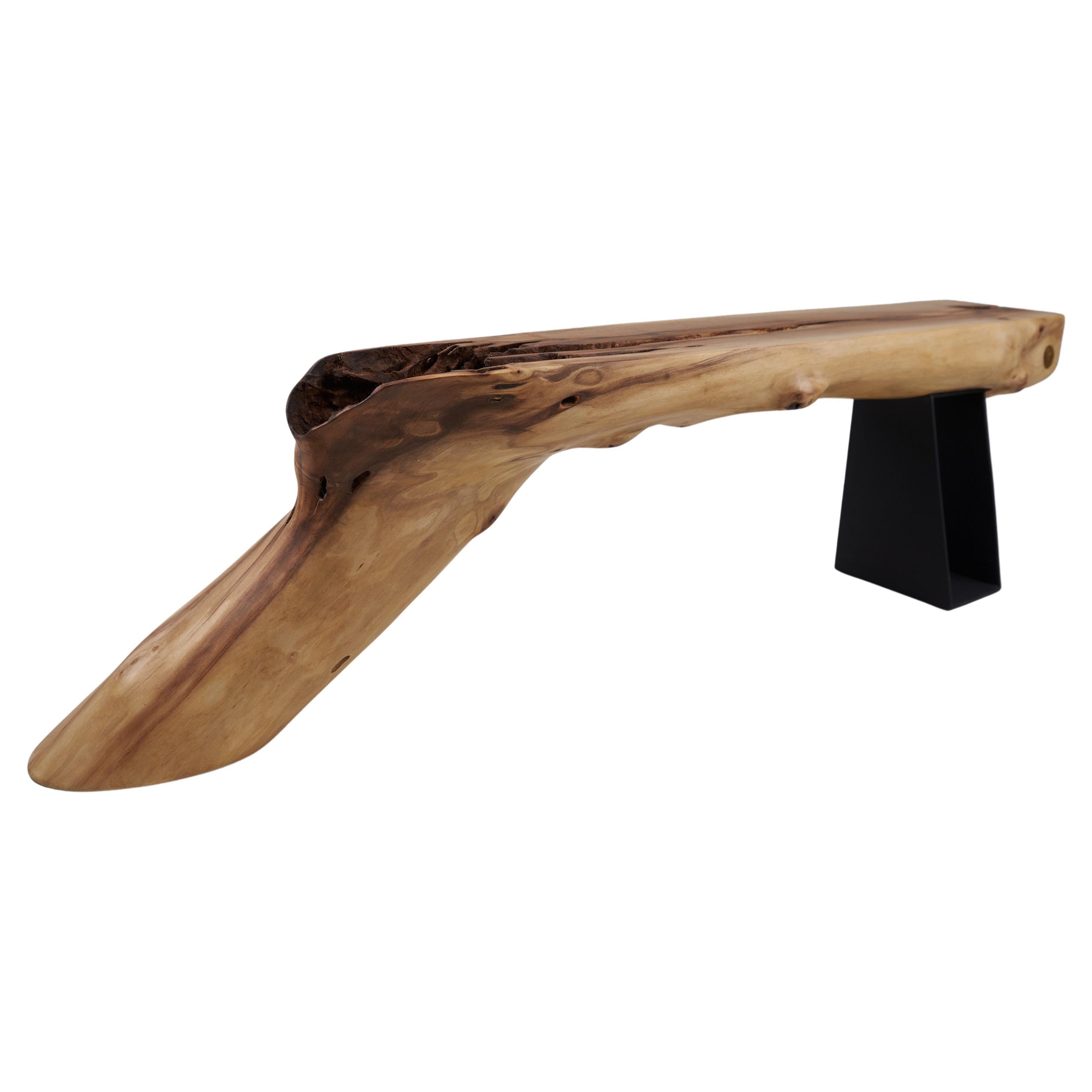 Logniture, Panchina Wabi-Sabi, Brutalista, Noce, Naturale ed Eco Friendly