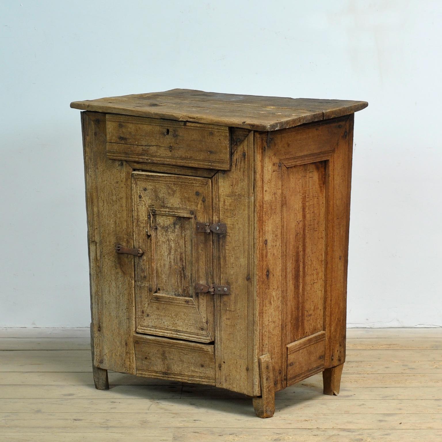 Romanian wabi sabi cabinet, 1850’s For Sale