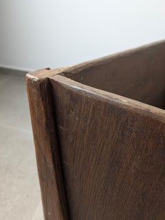 Wabi-Sabi Danish Solid Wood Planter, Aarhus, Denmark, 1940s