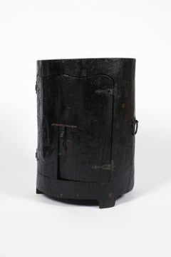 Wabi-Sabi Early 20th Century Primitive Portuguese Dug-Out Cupboard