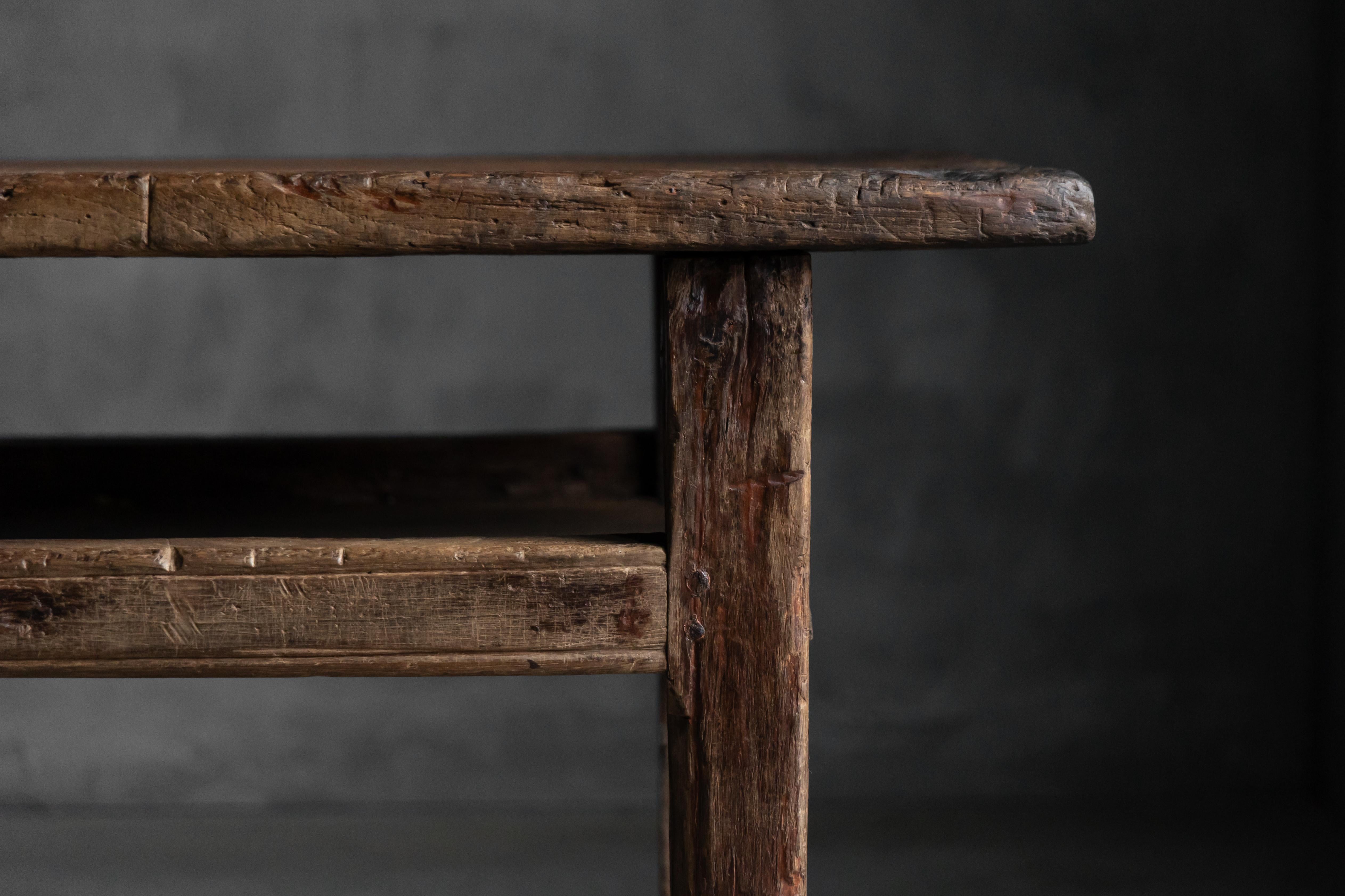 Table de travail de ferme Wabi Sabi, France, 19e siècle en vente 1