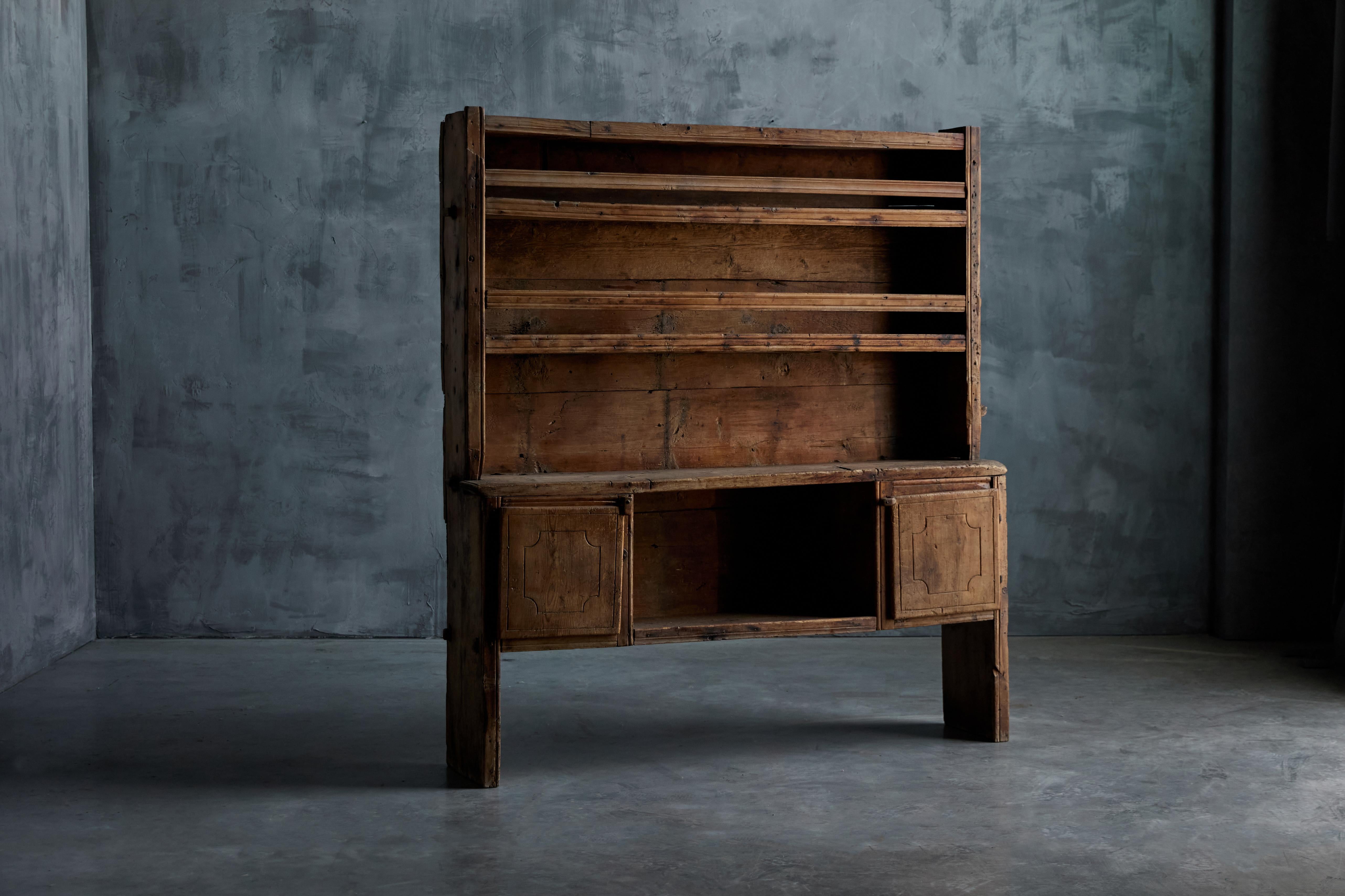 Wabi Sabi Folk Art Dresser, France, Early 19th Century 10