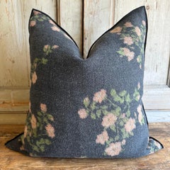 Wabi Sabi French Linen Roses Euro Sham