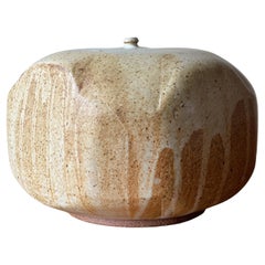 Wabi Sabi Hand Made Ceramic Stoneware, Earthy One-of-a-Kind Vase by Skoby Joe