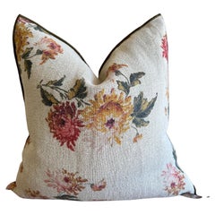 Wabi Sabi Imperial Bouquet Linen Pillow Cover