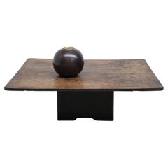 Wabi Sabi Japanese Cedar & Charred Pine Coffee Table