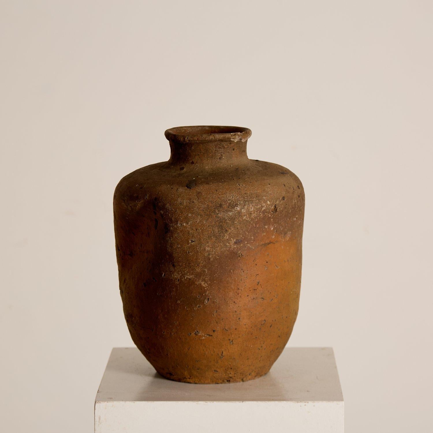 Jarrón de gres japonés Wabi Sabi, Kasama, años 60 Anglojaponés en venta