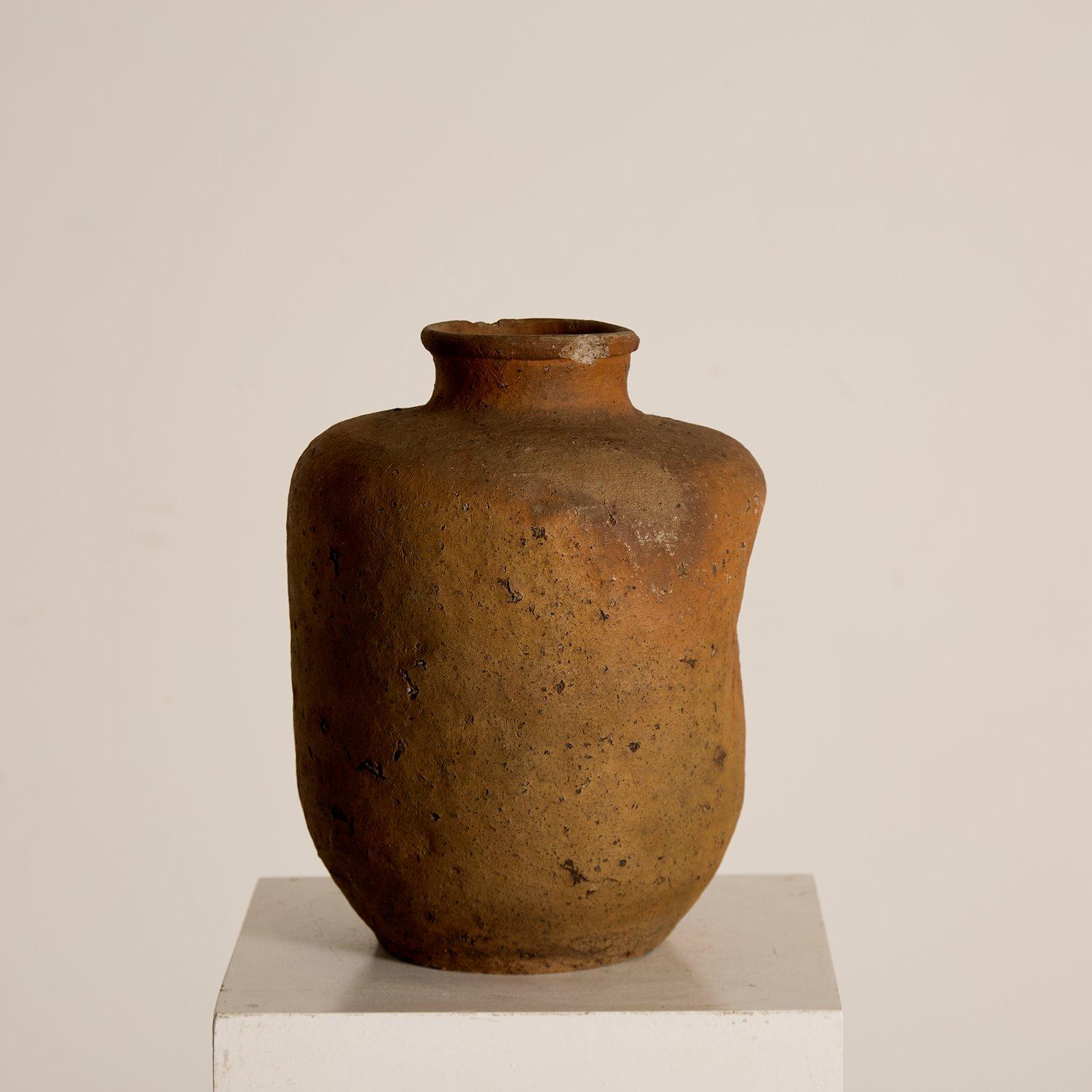 Jarrón de gres japonés Wabi Sabi, Kasama, años 60 Asiático en venta