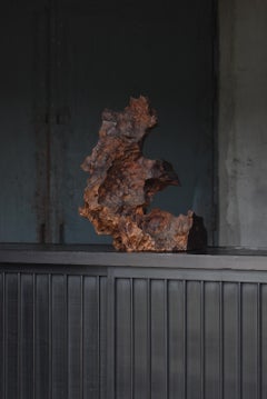 Wabi-Sabi Japanese Zelkova Burl Sculpture 1950s-1970s / Wood Object