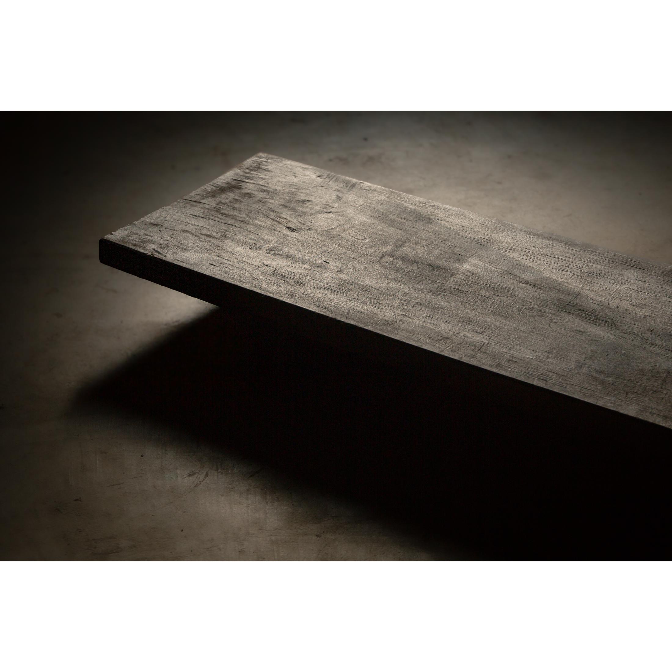 wabi sabi long low table, primitive coffee table - Japanese antique furniture 8