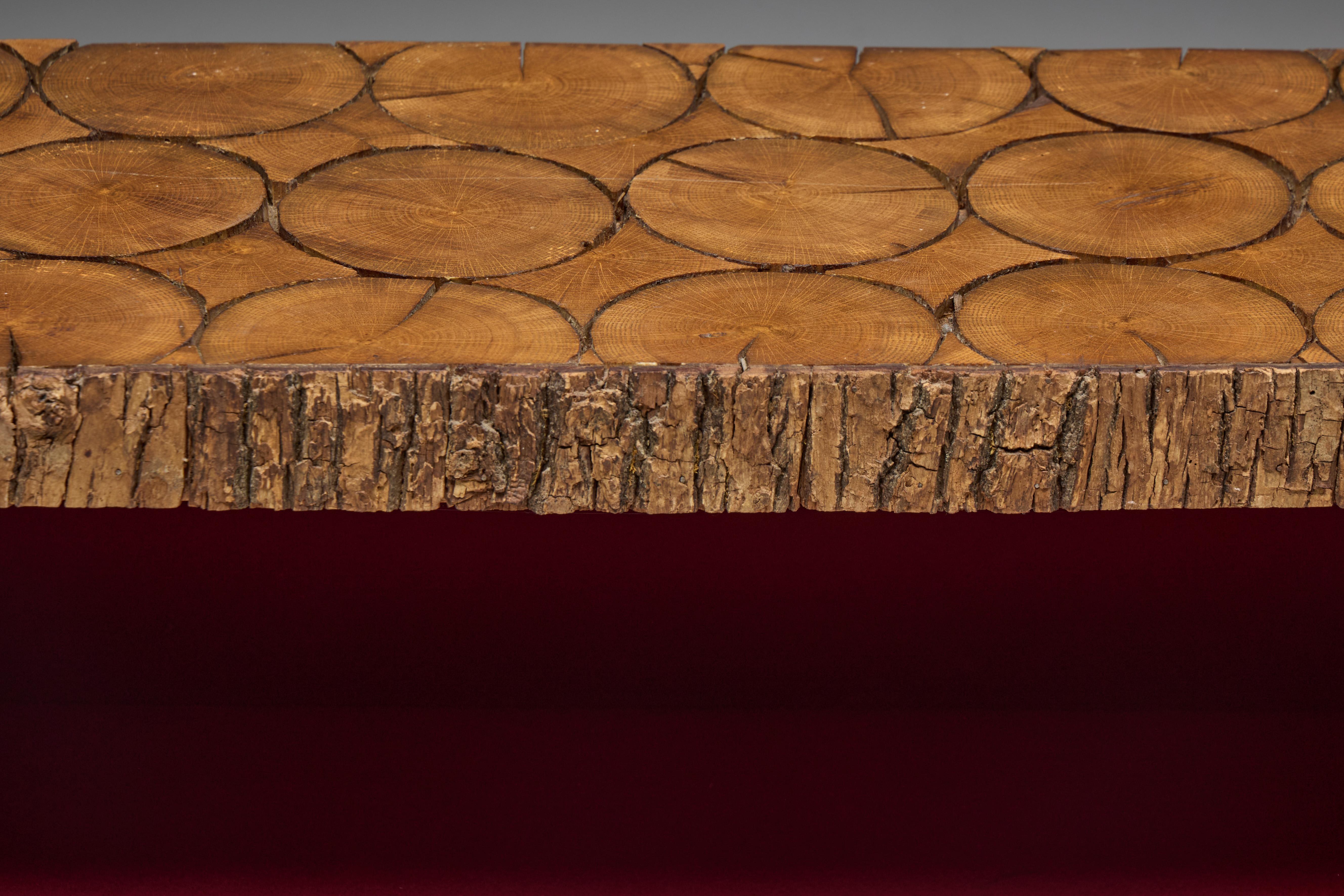 Wabi Sabi Monoxylite Credenza, Switzerland, 1950s 5