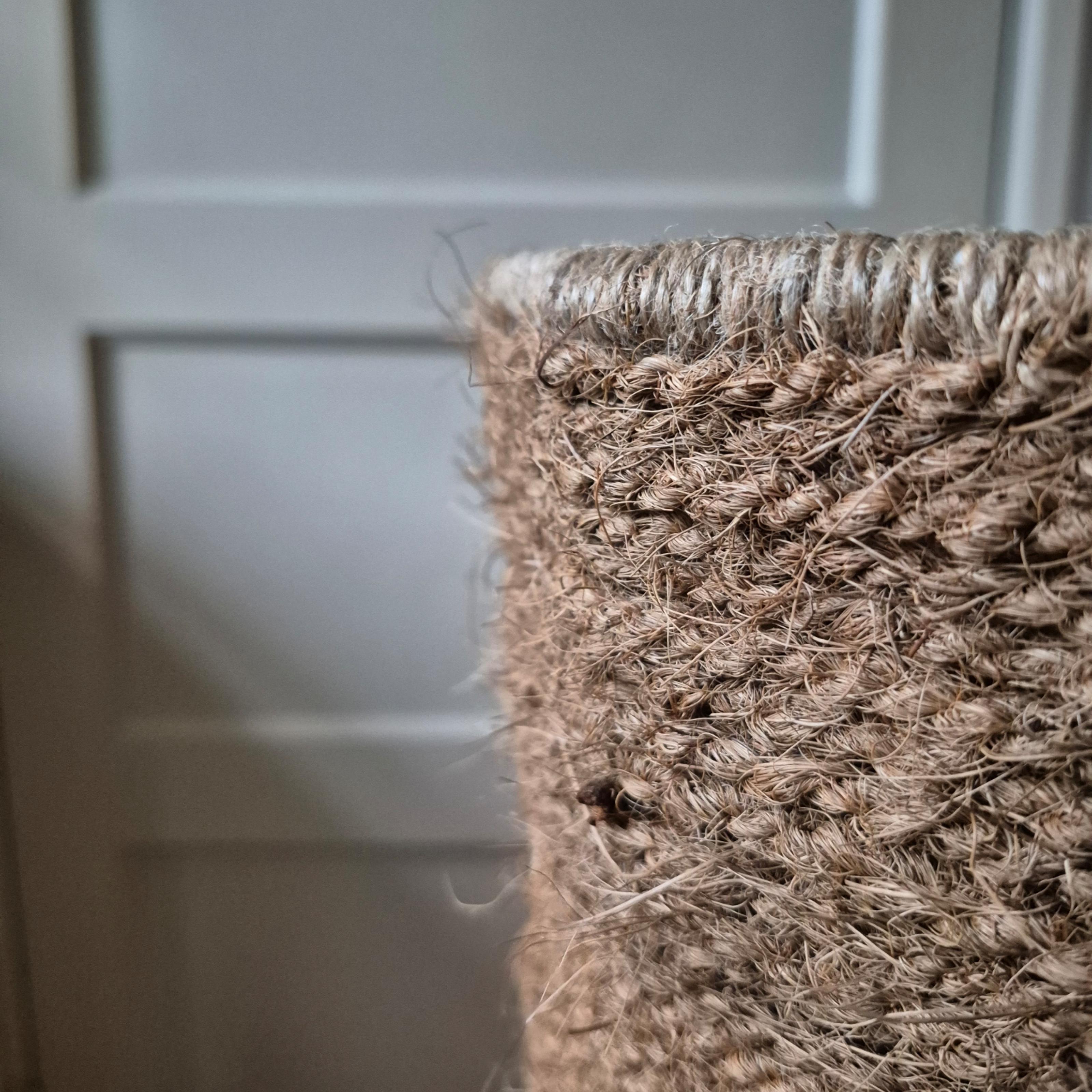 Wabi sabi natural fiber floor lamp, Denmark 1960s For Sale 3