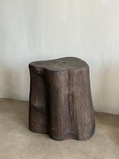 Wabi-Sabi Organic Walnut Side Table