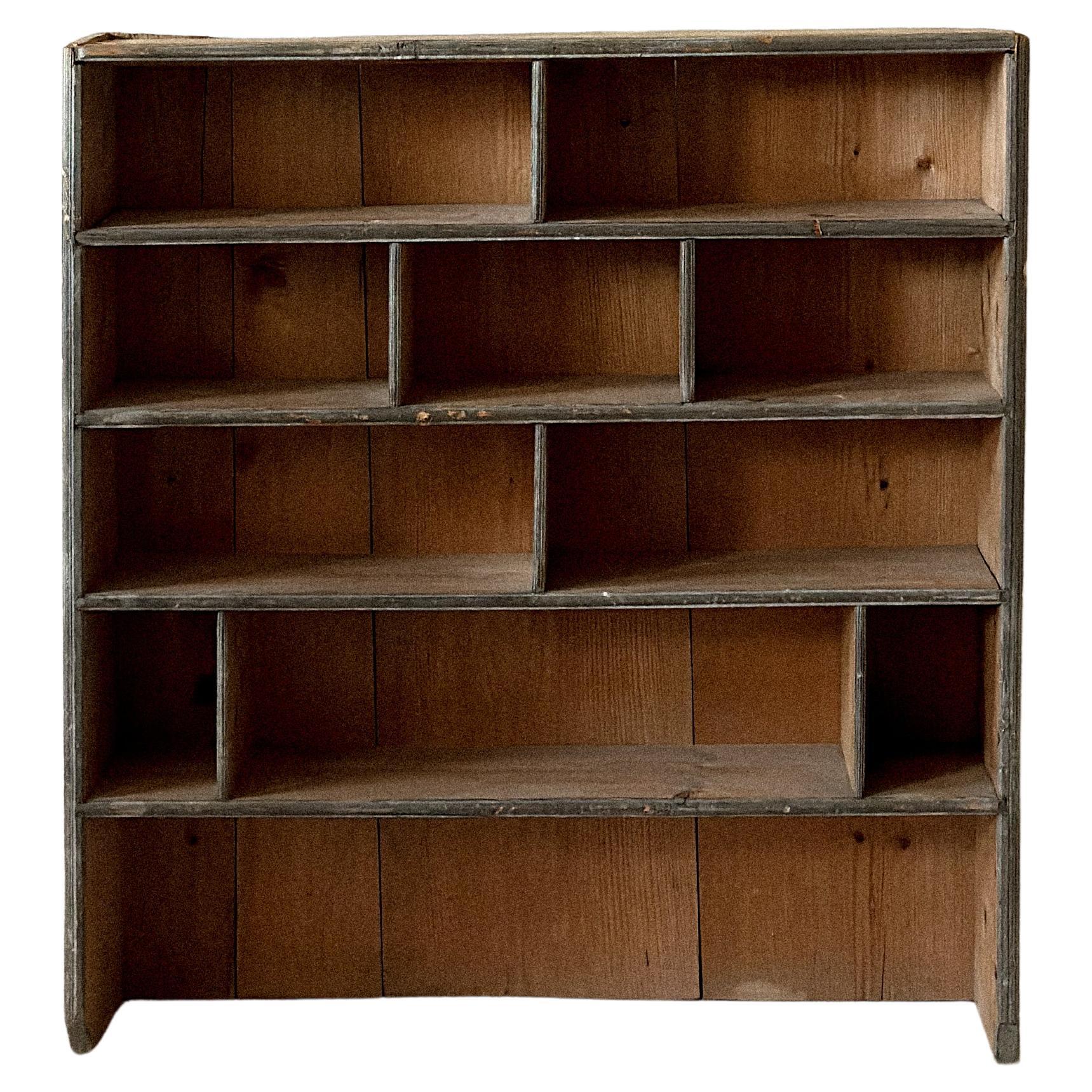 Wabi Sabi Primitive Bookshelf, 1800s, Scandinavia