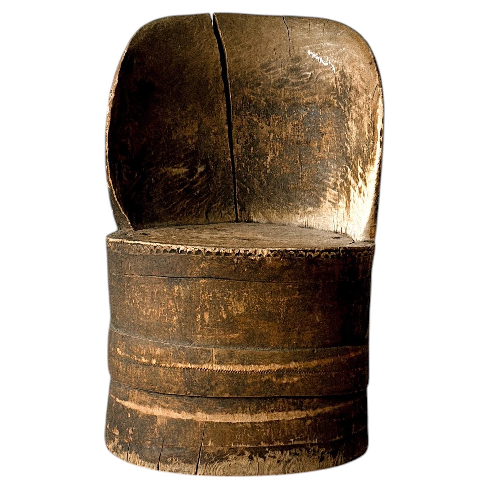 Wabi Sabi Primitive Chair, Scandinavia, c. 1700s