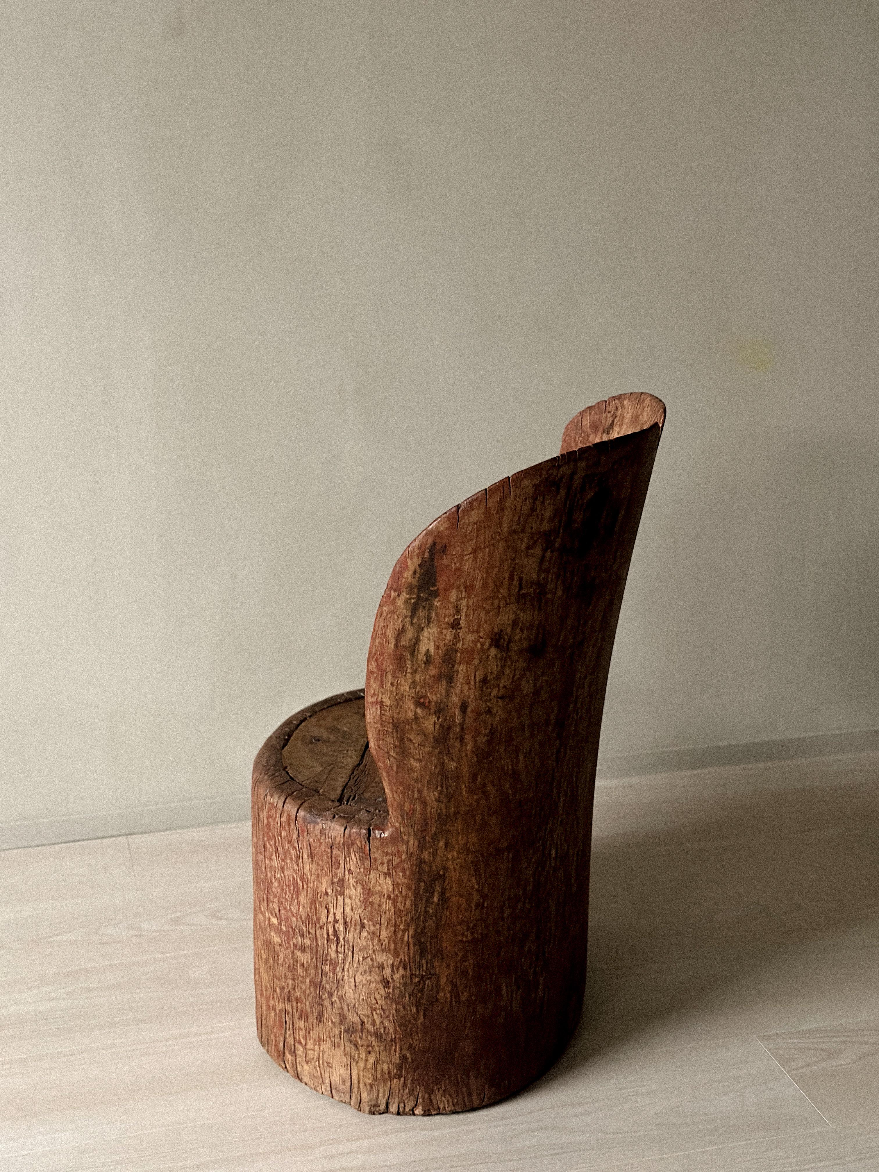 Wabi Sabi Primitiver Stuhl, Skandinavien, um 1800 im Zustand „Gut“ im Angebot in Hønefoss, 30