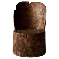 Sedia primitiva Wabi Sabi, Scandinavia, circa 1800