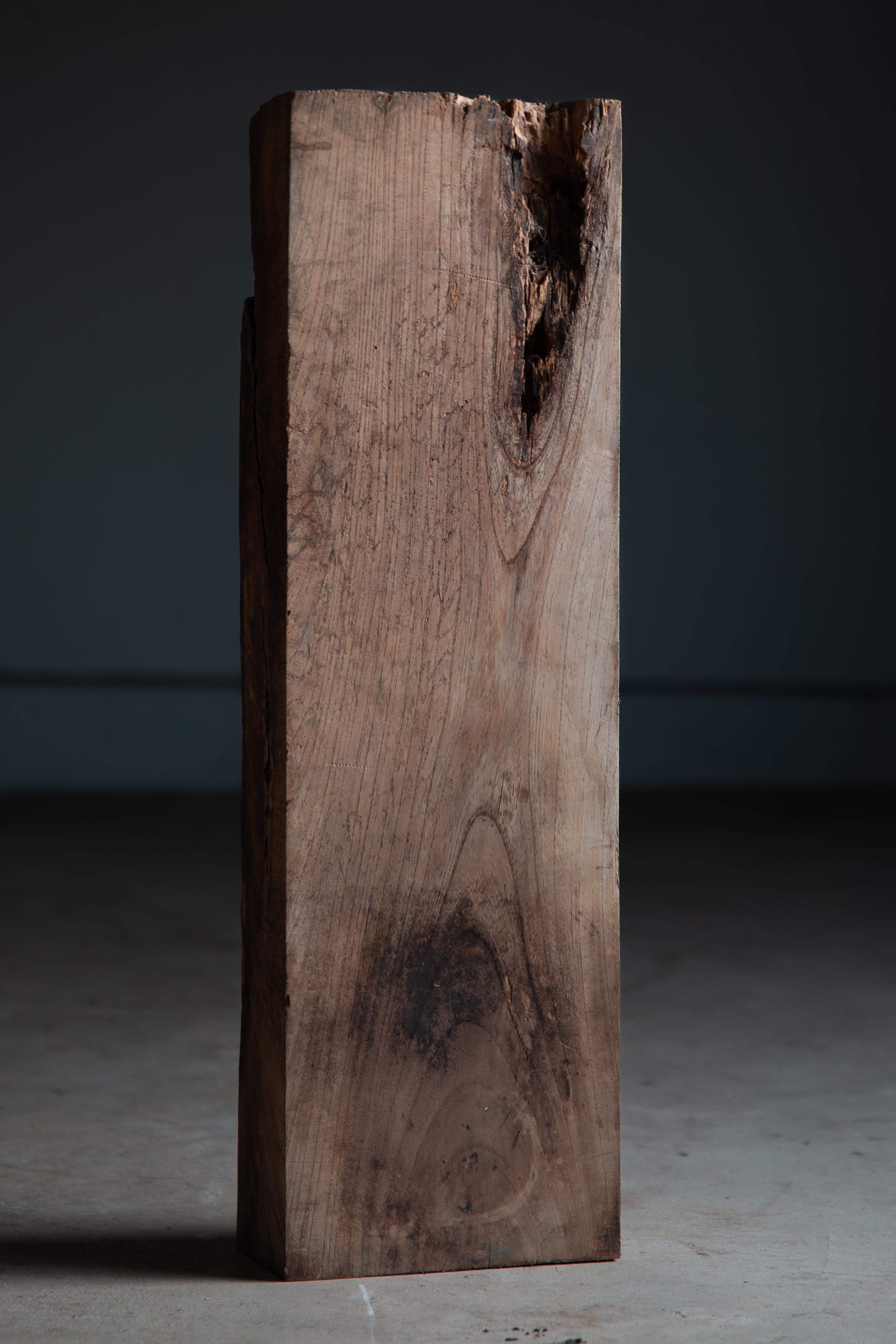 scultura in legno giapponese rustica wabi sabi, espositore astratto Dai, bonsai in vendita 2