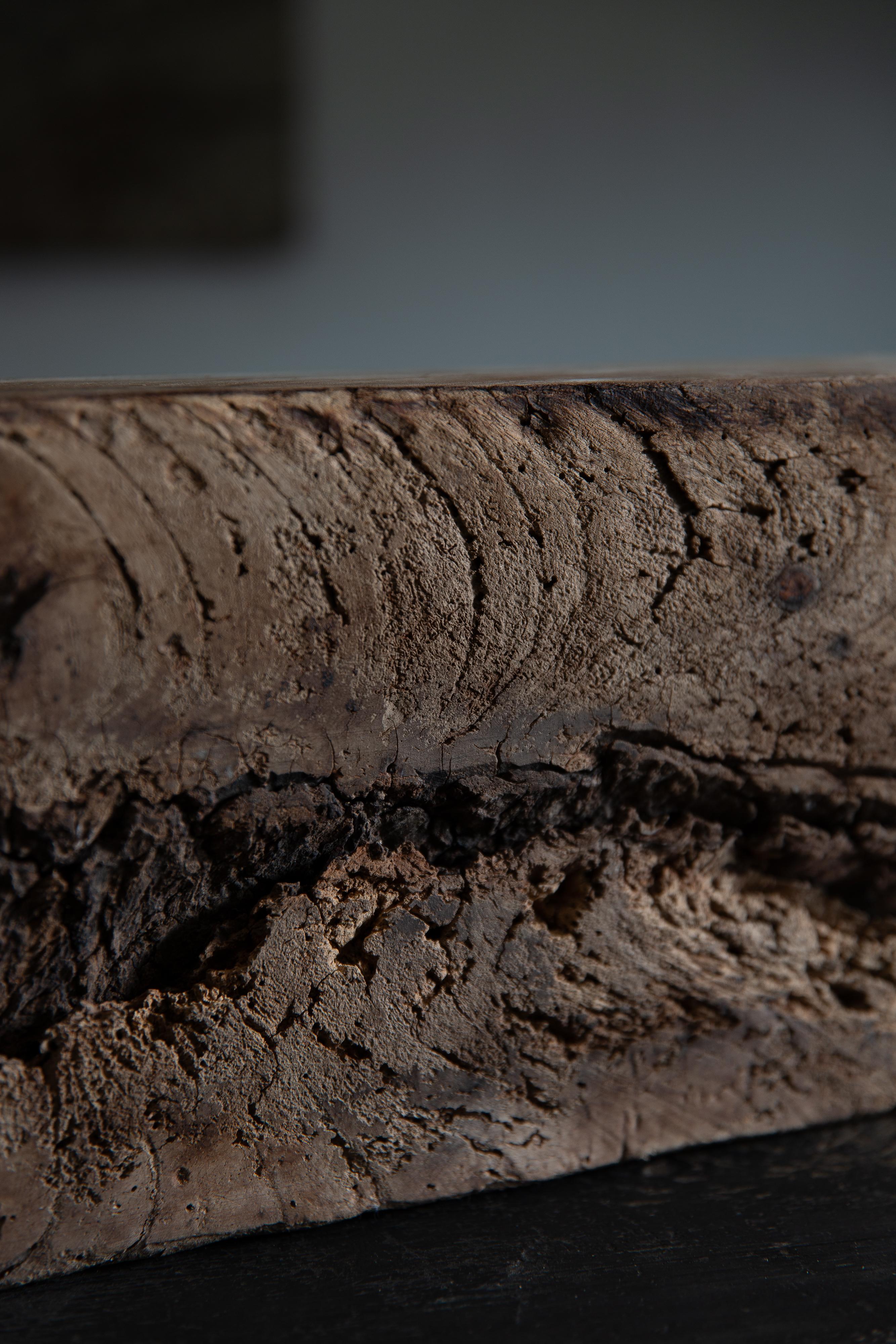 scultura in legno giapponese rustica wabi sabi, espositore astratto Dai, bonsai in vendita 11