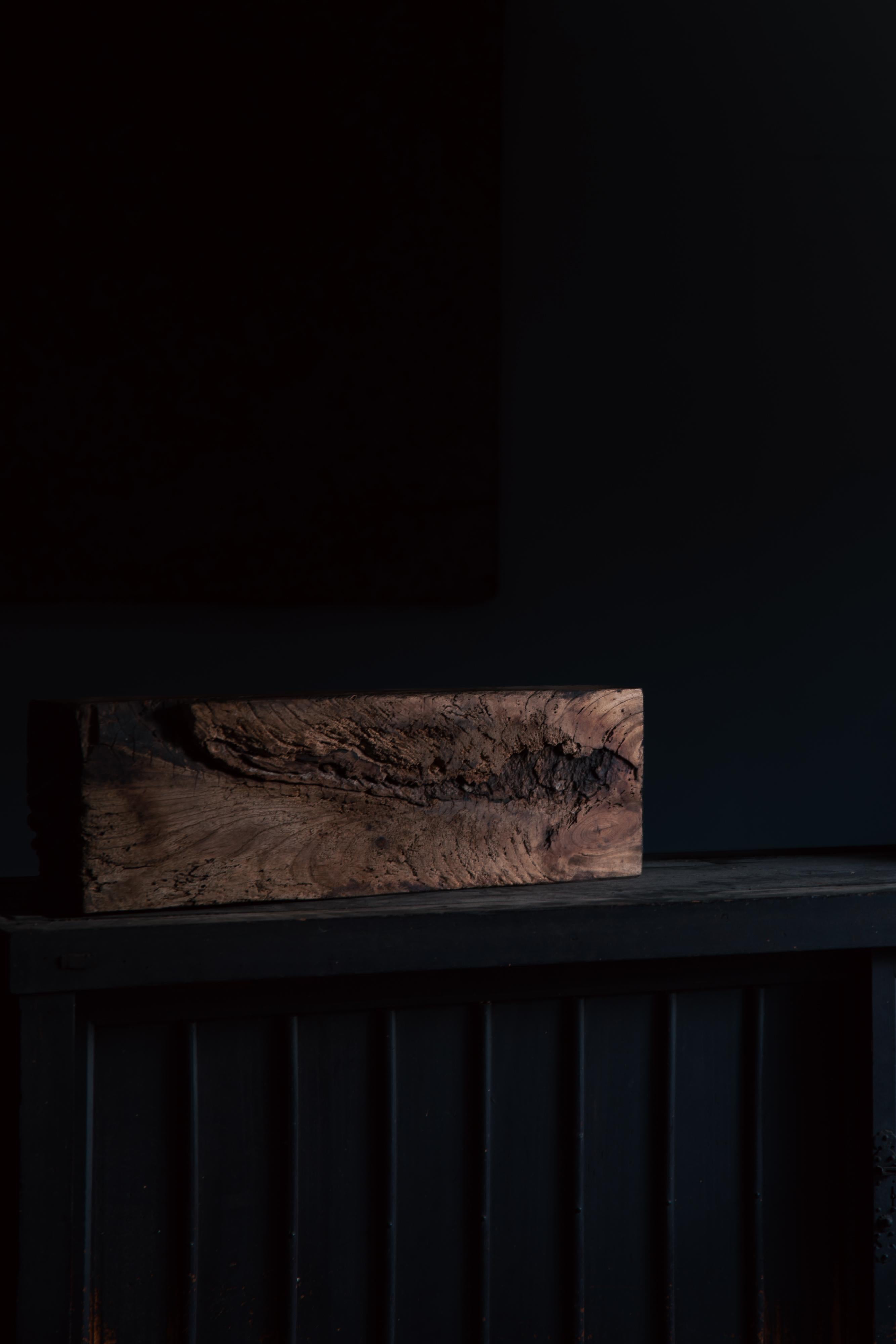 Giapponese scultura in legno giapponese rustica wabi sabi, espositore astratto Dai, bonsai in vendita