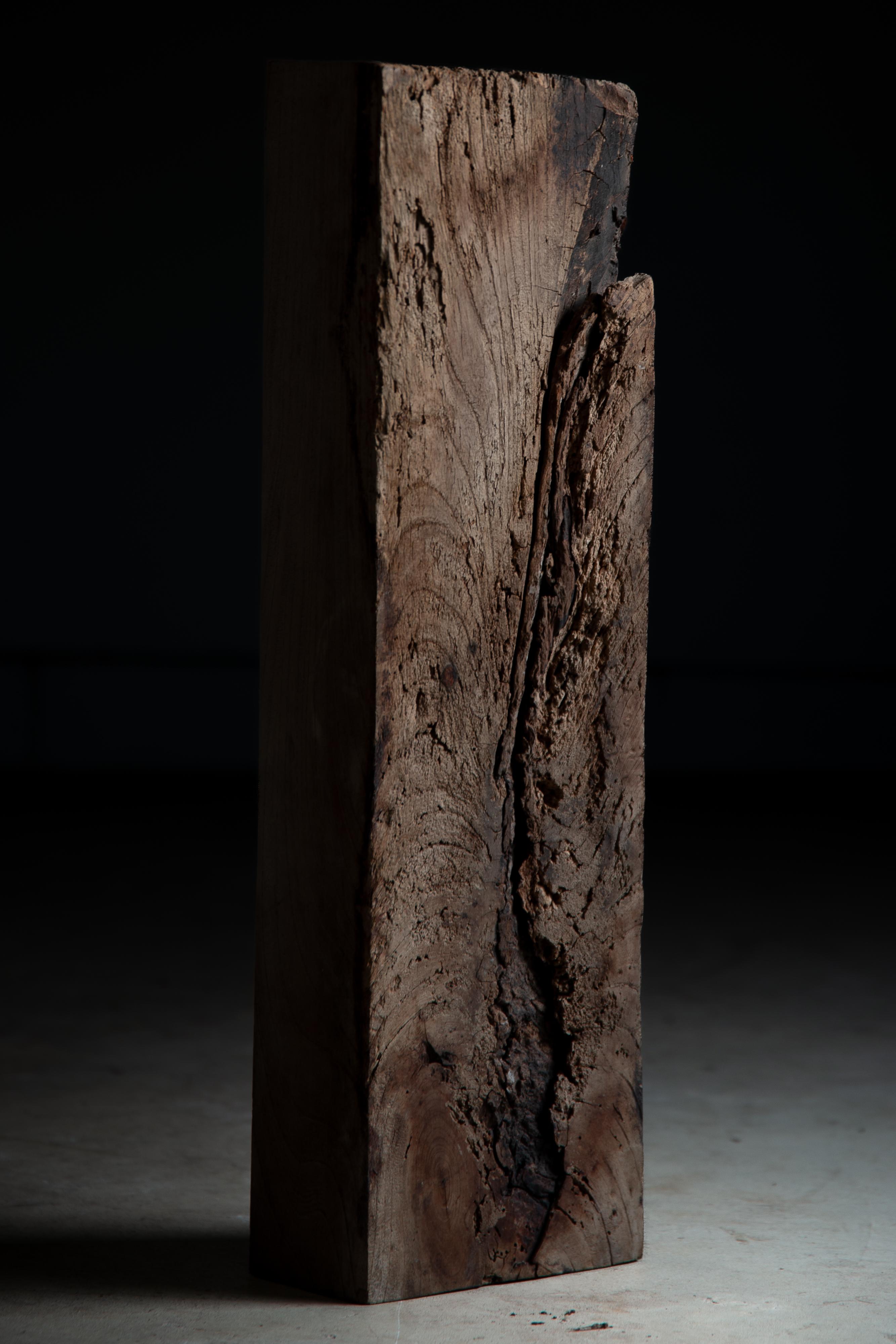 Legno scultura in legno giapponese rustica wabi sabi, espositore astratto Dai, bonsai in vendita