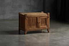 Wabi Sabi Primitive Slatted Cabinet, Europe, Early 20th Century