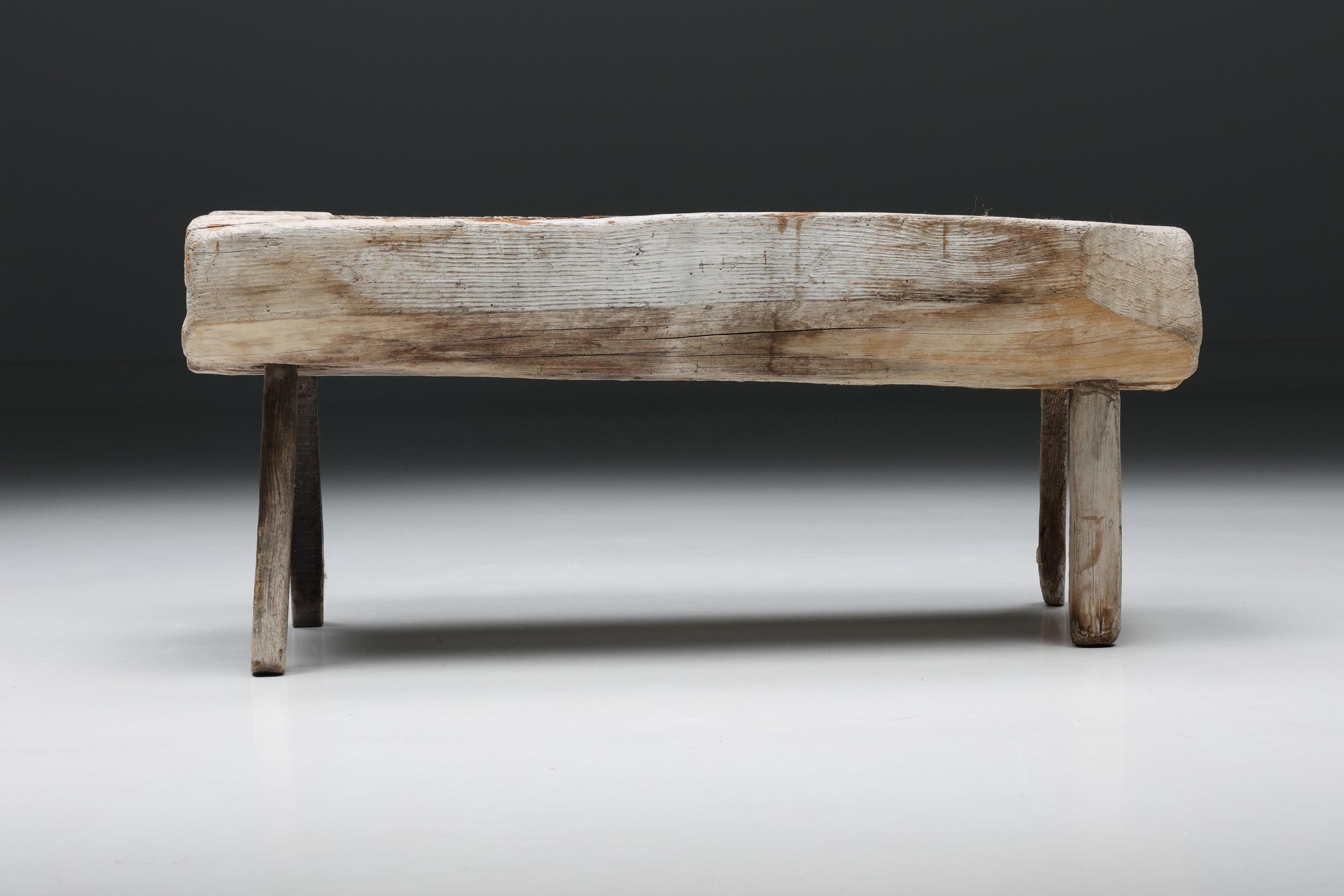 French Wabi Sabi Rustic Drinking Trough, France, 1950s For Sale