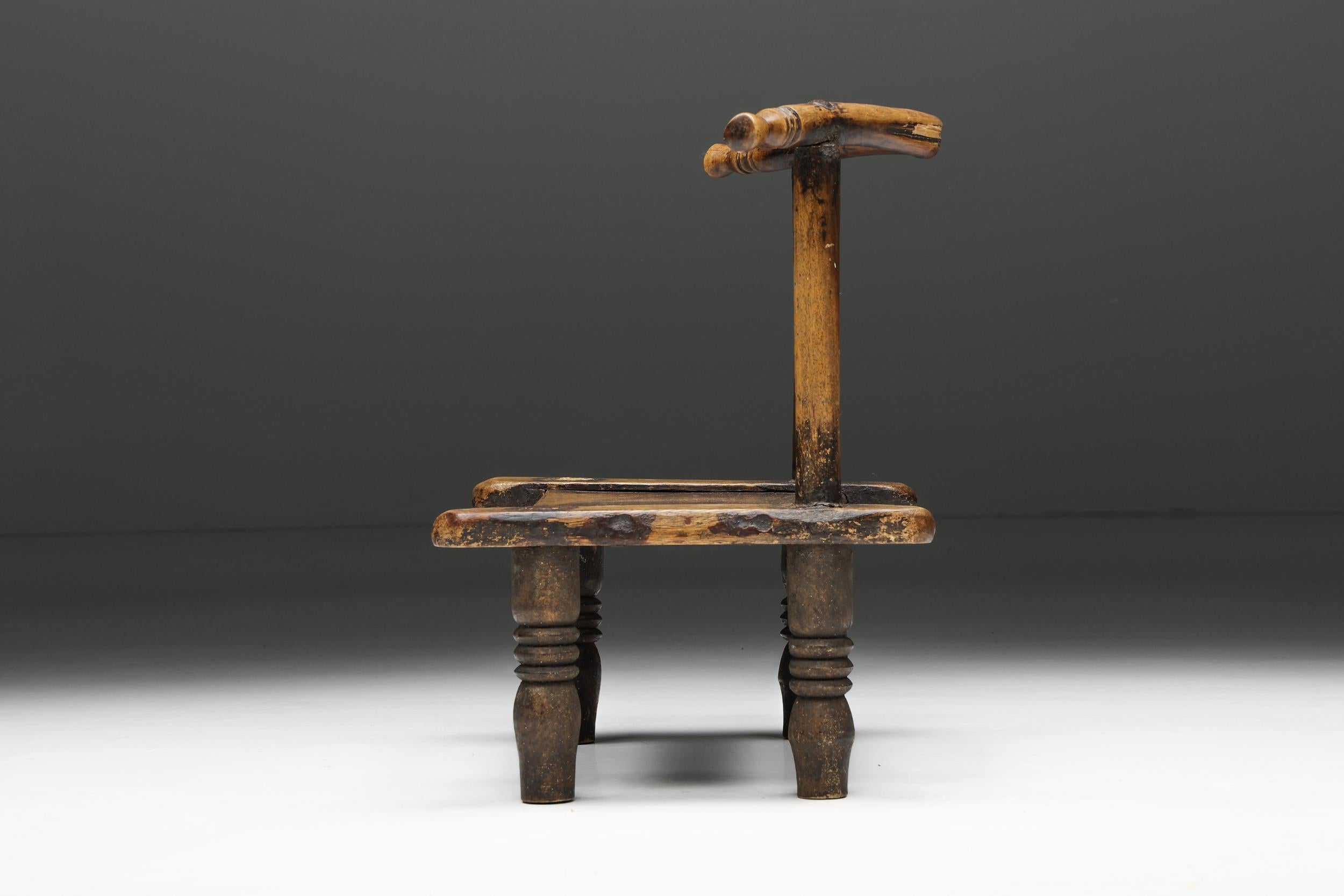 French Wabi-Sabi Sculptural Chair, France, 20th Century For Sale