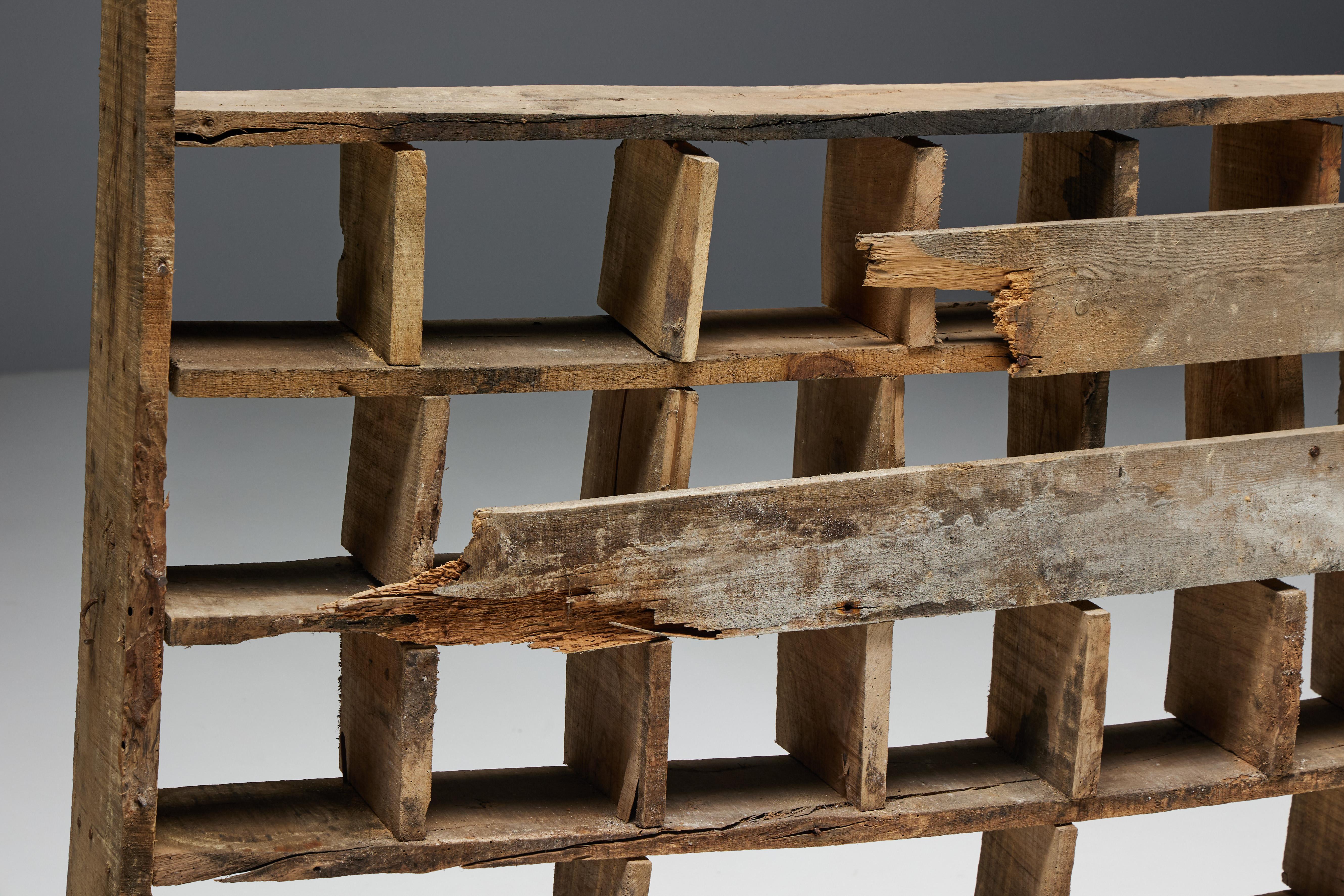 Sistema di scaffali Wabi Sabi, Francia, XIX secolo in vendita 6