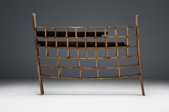 Wabi Sabi Shelving System: Rustic Wood, 19th Century French Design