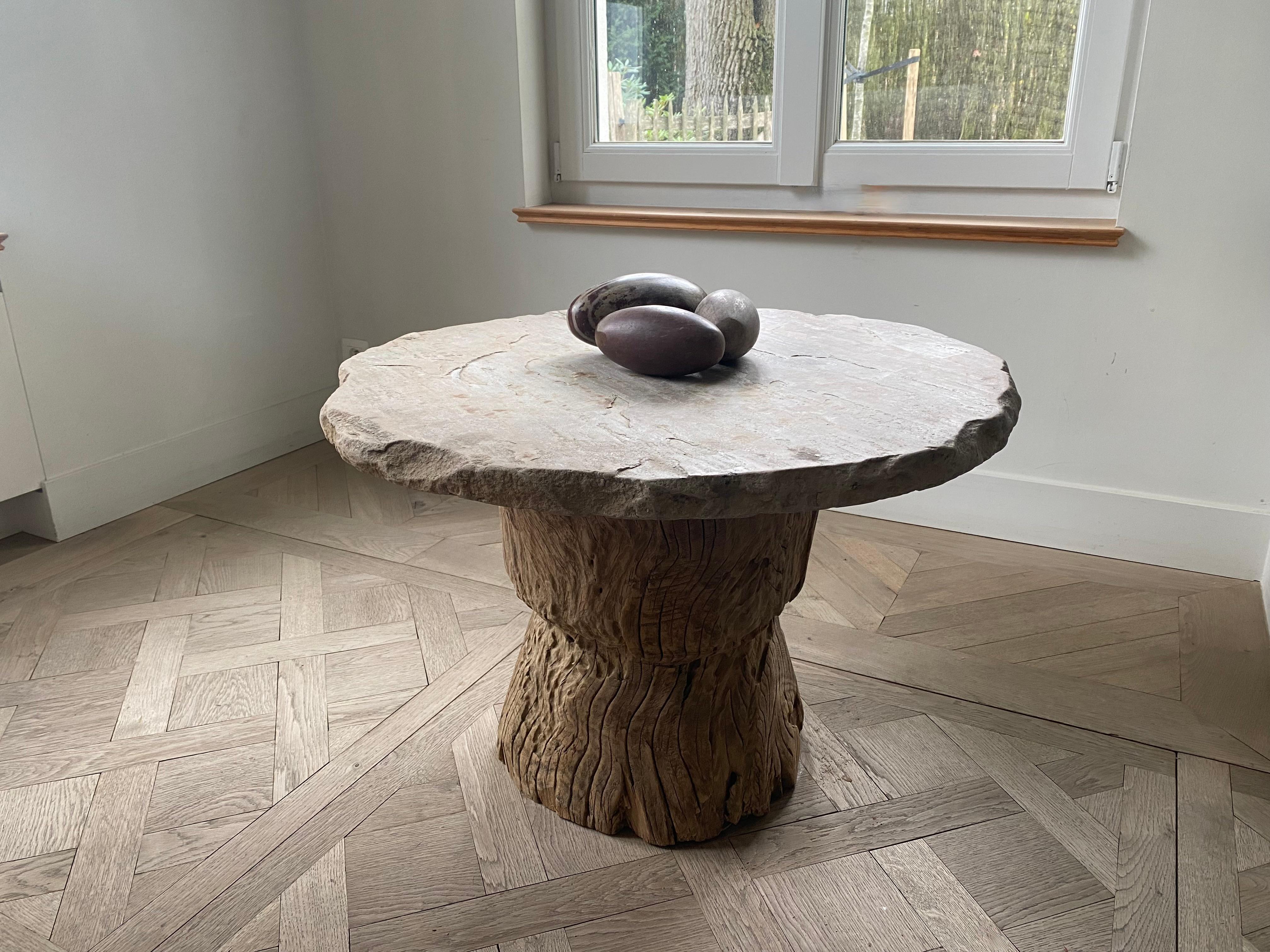 Belgian Wabi Sabi Side Table