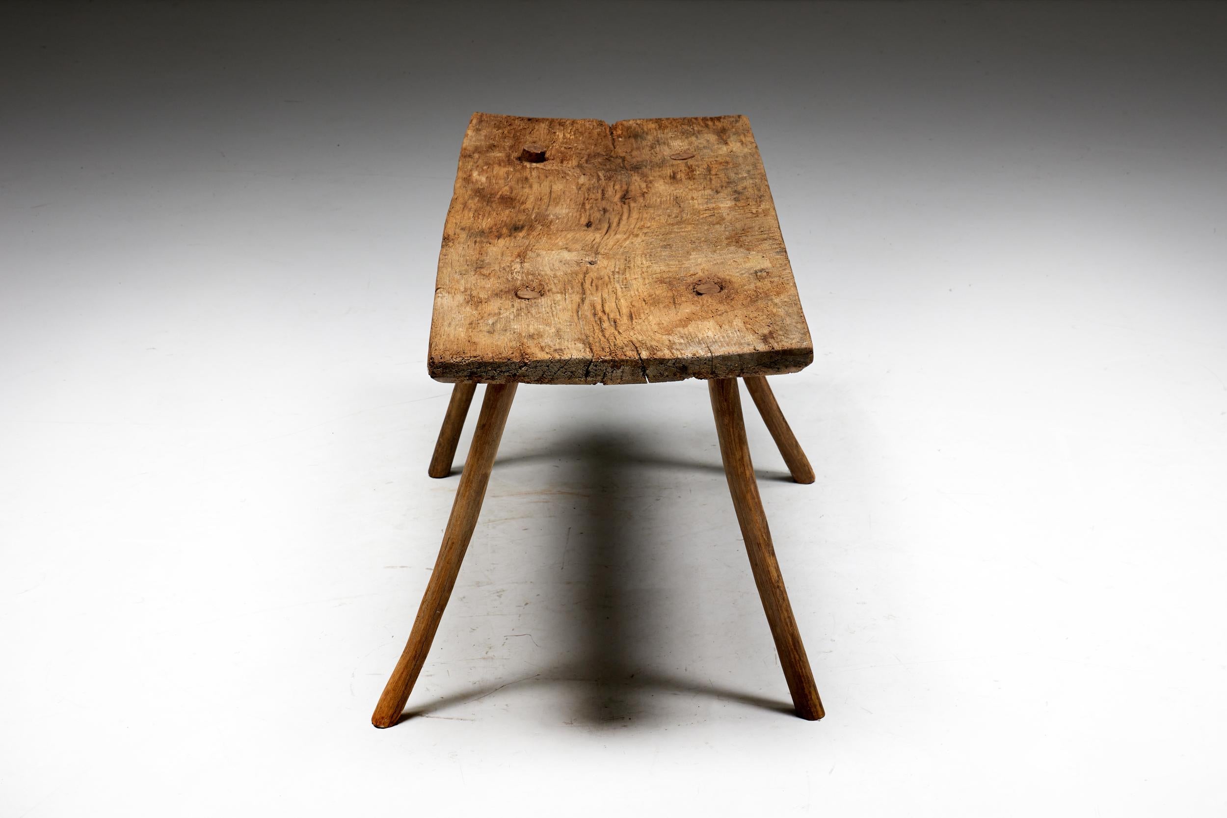 Wabi Sabi Side Table, France, Early 20th Century For Sale 2